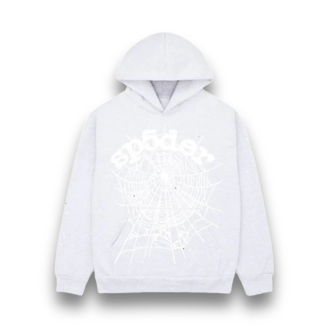 Sp5der OG Web Hoodie ‘Heather Grey’