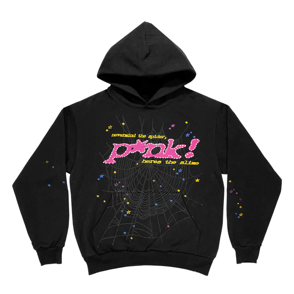 Sp5der P*nk Hoodie ‘Black’